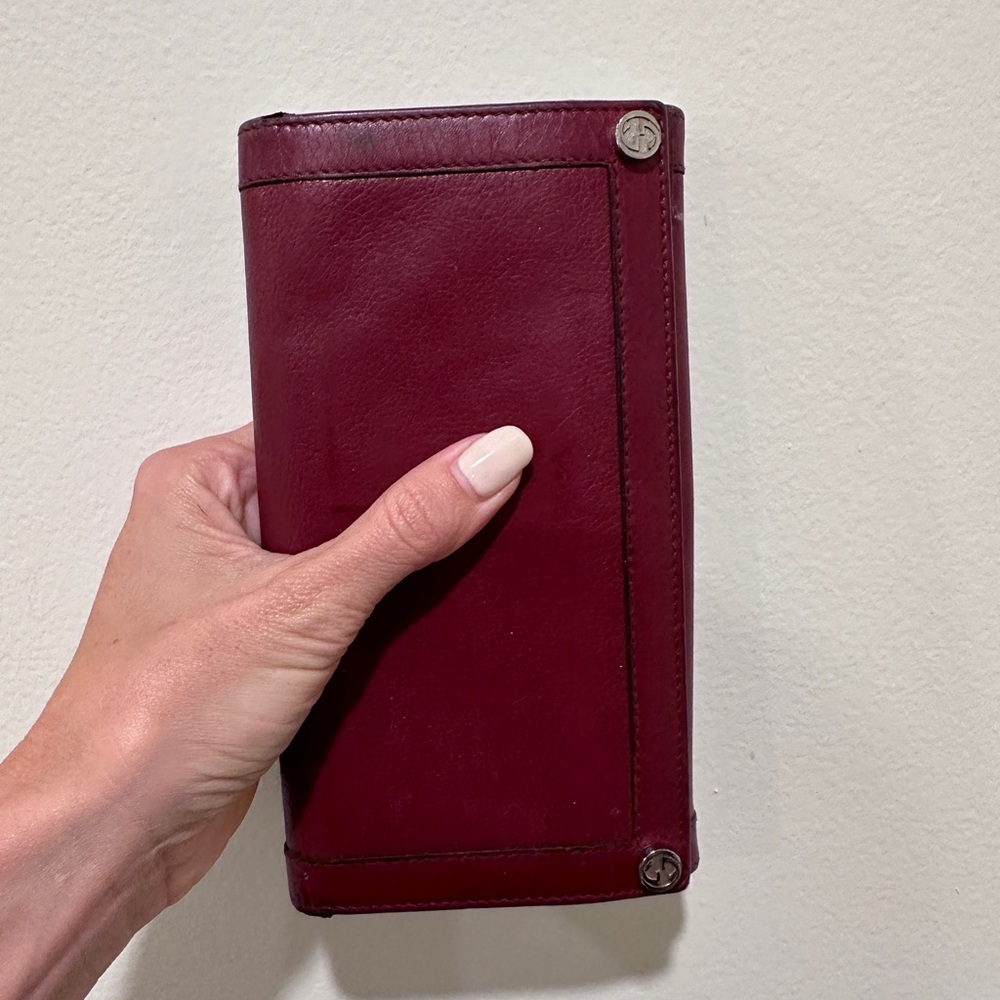 Gucci red wallet